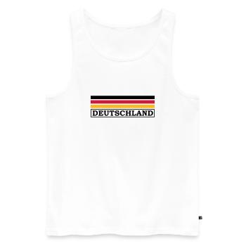 Germany - Débardeur bio Premium Homme - blanc - Devant - Michal (187cm)