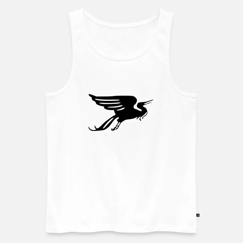 Wandervogel - Männer Premium Bio Tank Top - Weiß