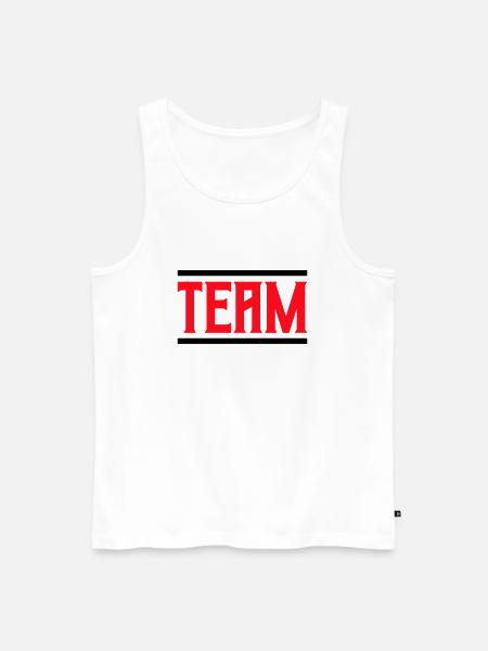 team 01 - Männer Premium Bio Tank Top - Weiß