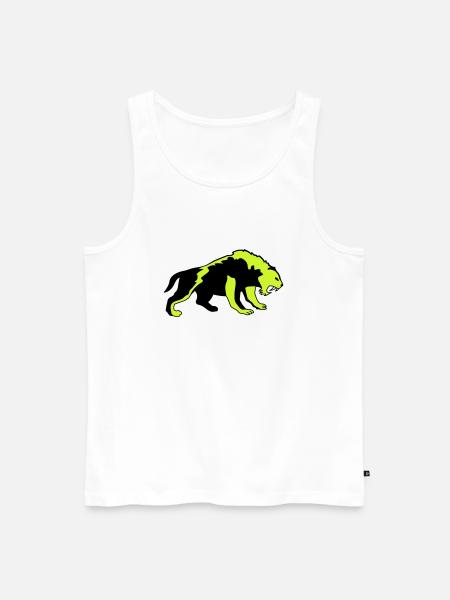 tiger 02 - Männer Premium Bio Tank Top - Weiß