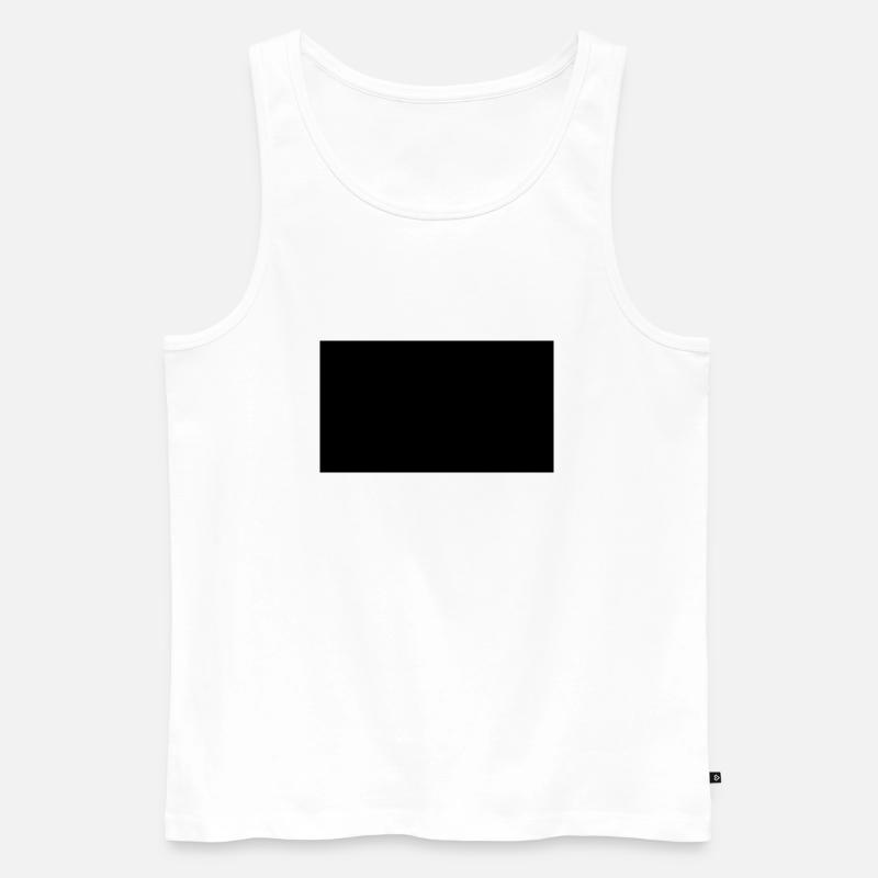 Black Box - Männer Premium Bio Tank Top - Weiß