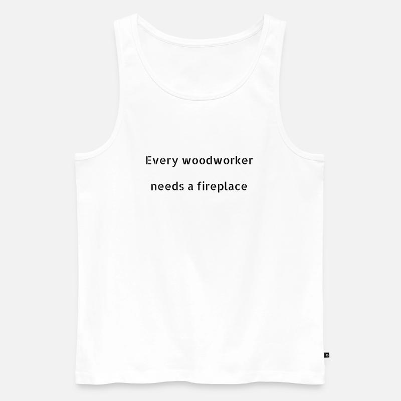 plumber funshirt present idea - Männer Premium Bio Tank Top - Weiß
