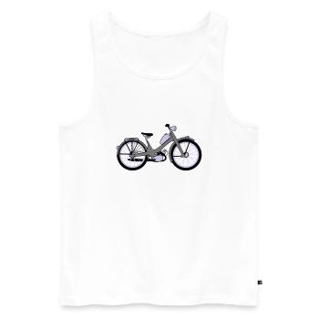 NSU Qickly - Männer Premium Bio Tank Top - Weiß - Vorne - Michal (187cm)