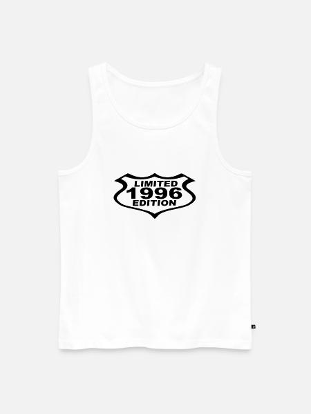 year 1996 limited edition - Men's Premium Organic Tank Top - white