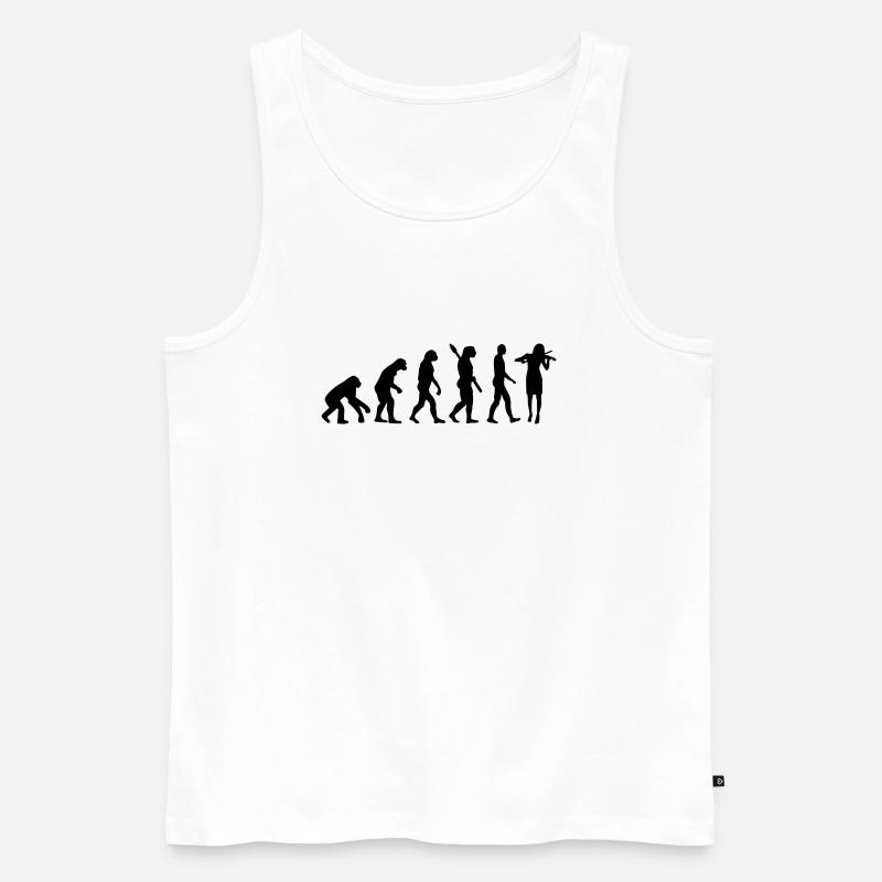 Evolution Violon - Débardeur bio Premium Homme - blanc