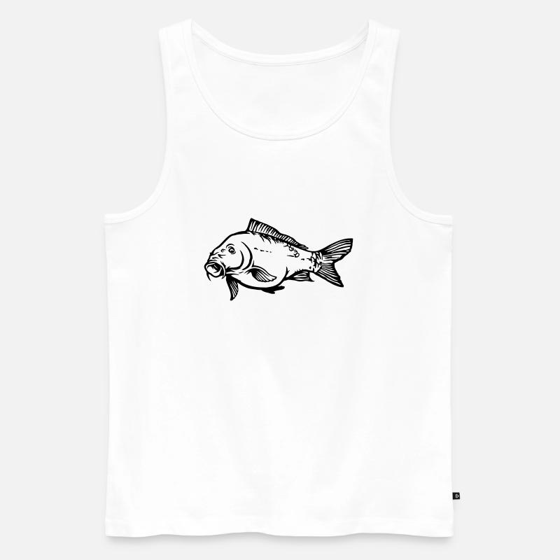 karfen4 - Männer Premium Bio Tank Top - Weiß