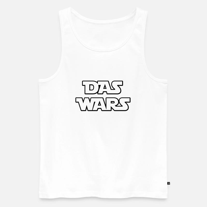 das_wars - Männer Premium Bio Tank Top - Weiß