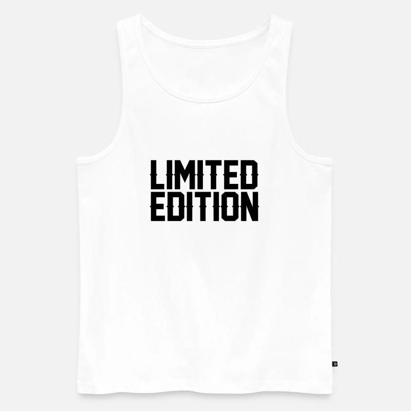 Limited Edition - Männer Premium Bio Tank Top - Weiß