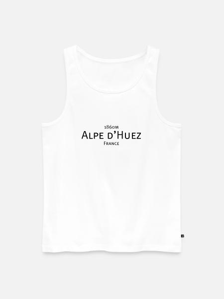 alpe d huez - Männer Premium Bio Tank Top - Weiß