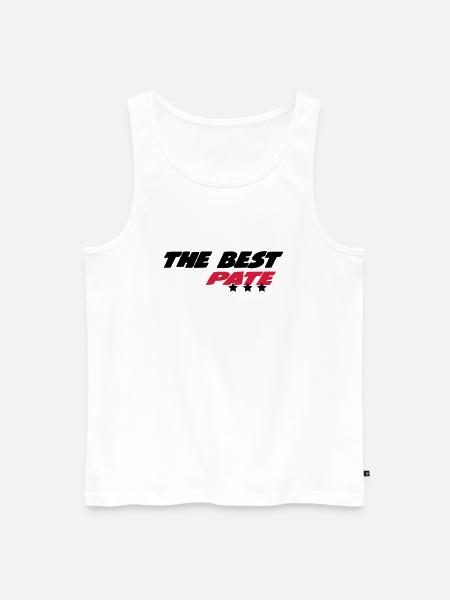 The best pate - Men's Premium Organic Tank Top - white