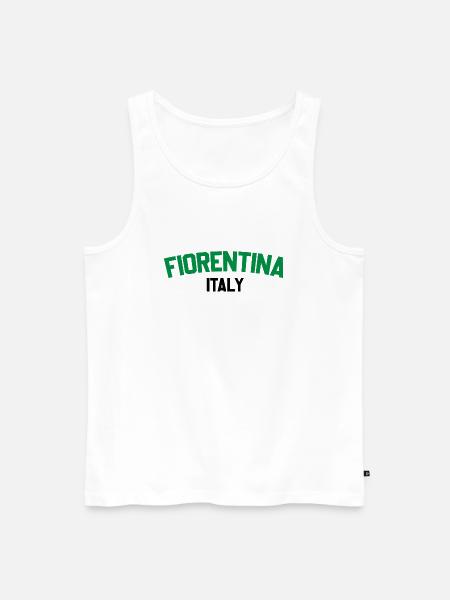 Fiorentina Italien - Männer Premium Bio Tank Top - Weiß