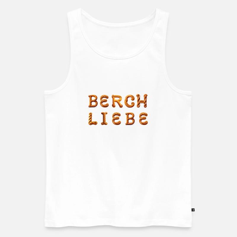 Berch Liebe - Männer Premium Bio Tank Top - Weiß