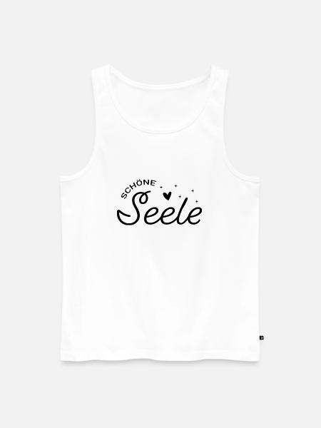 Schöne Seele - Männer Premium Bio Tank Top - Weiß