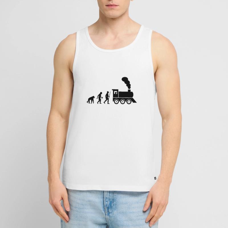 Train driver evolution Débardeur bio Premium Homme