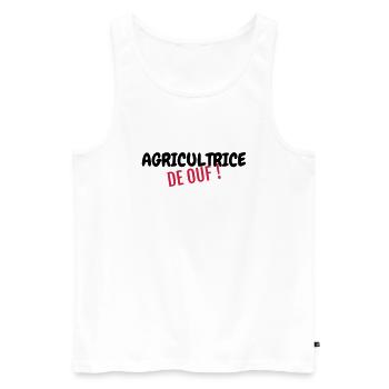 Agriculture Farming Farmer Agriculteur Landwirt - Men's Premium Organic Tank Top - white - Front - Michal (187cm)