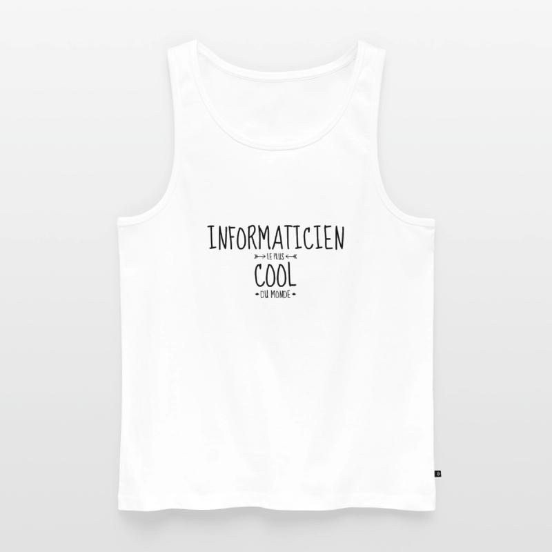 Computer Engineer Informatiker Informaticien Men's Premium Organic Tank Top