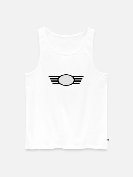Wappen - Männer Premium Bio Tank Top - Weiß
