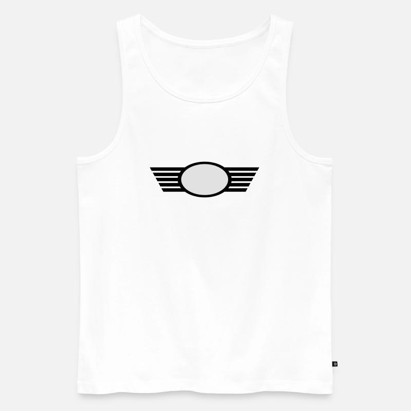 Wappen - Männer Premium Bio Tank Top - Weiß