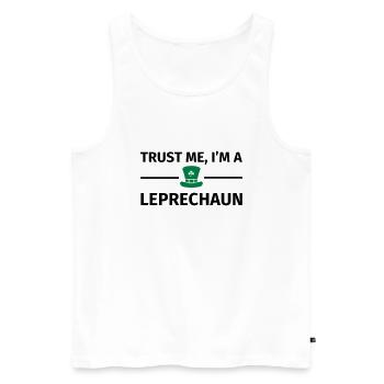 Trust Me I'm a Leprechaun - Männer Premium Bio Tank Top - Weiß - Vorne - Michal (187cm)