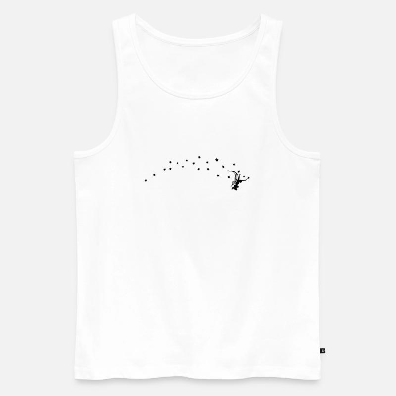 elfe - Männer Premium Bio Tank Top - Weiß