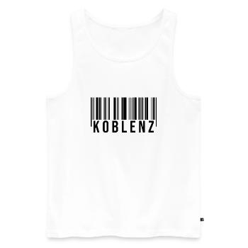 Koblenz Westerwald - Männer Premium Bio Tank Top - Weiß - Vorne - Michal (187cm)