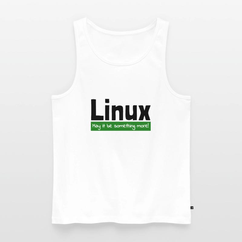 Linux Computer Computerarbeit witzige Sprüche Nerd Männer Premium Bio Tank Top
