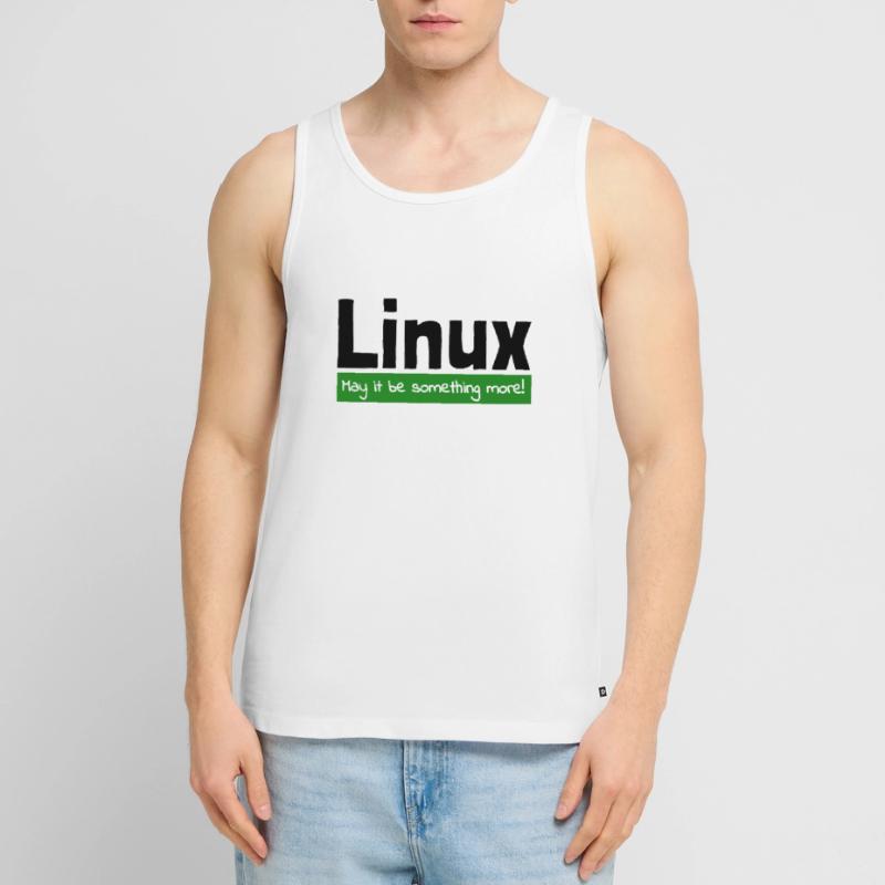 Linux Computer Computerarbeit witzige Sprüche Nerd Männer Premium Bio Tank Top