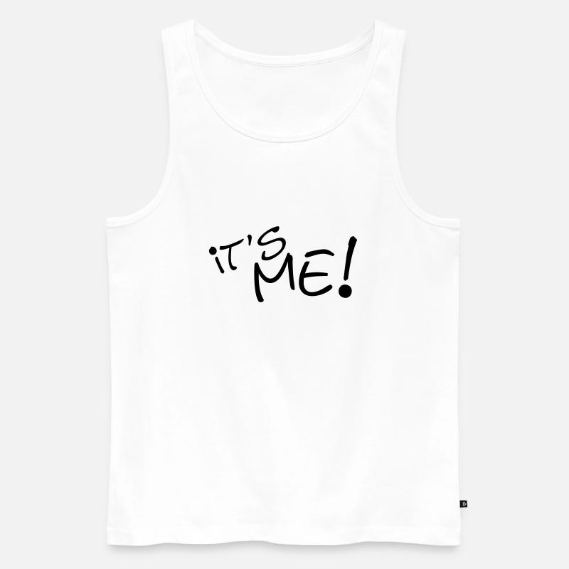 it's me - Männer Premium Bio Tank Top - Weiß