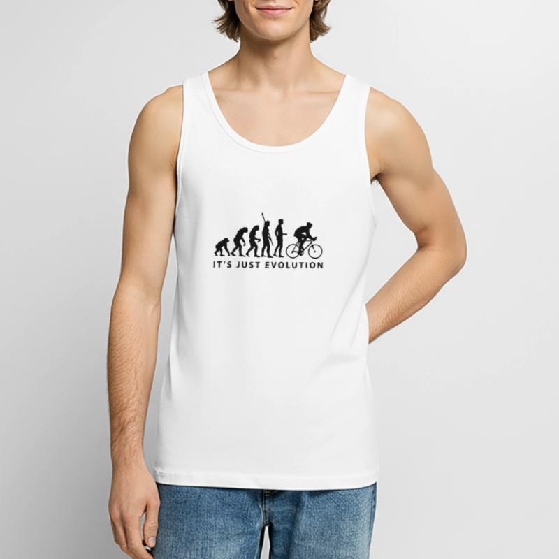 biker evolution Men's Premium Organic Tank Top