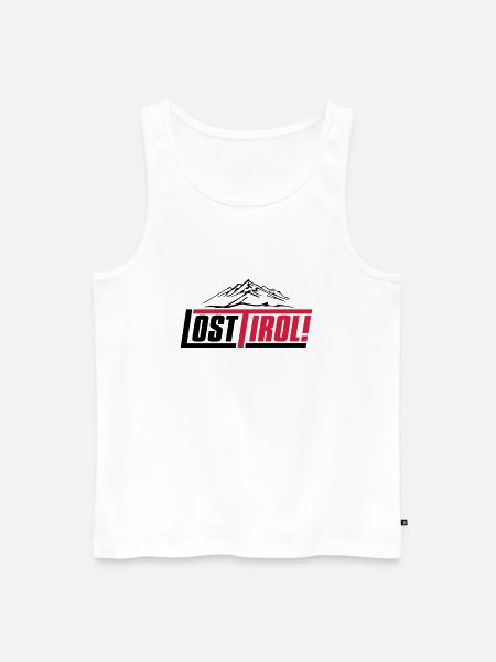 lost-tirol-v1 - Männer Premium Bio Tank Top - Weiß
