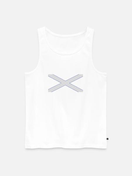schottland fahne - Männer Premium Bio Tank Top - Weiß