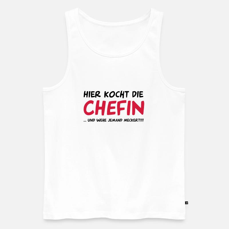Chefkoch - Männer Premium Bio Tank Top - Weiß