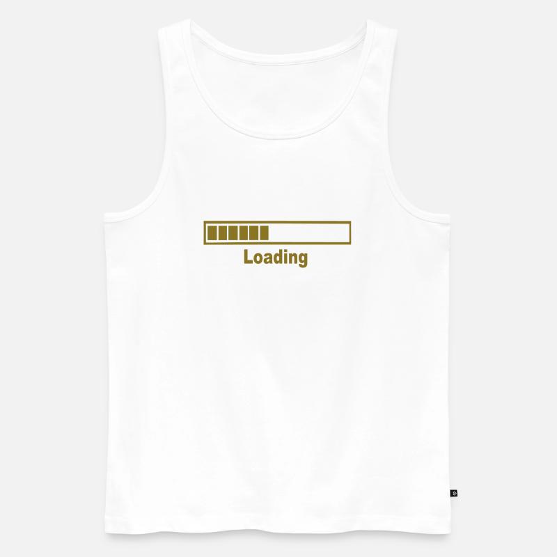 loading - Männer Premium Bio Tank Top - Weiß