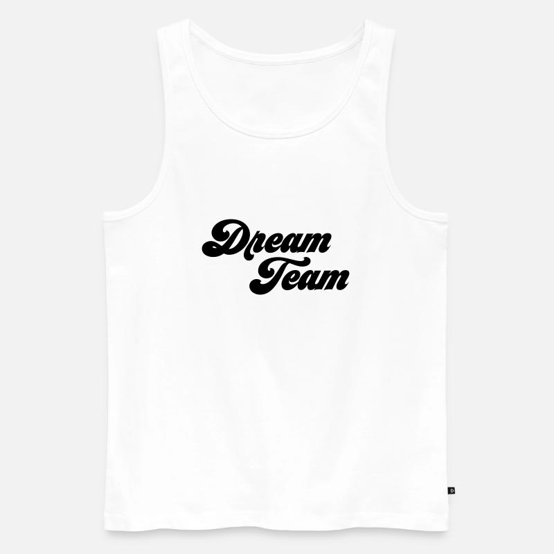 Dream Team - Männer Premium Bio Tank Top - Weiß