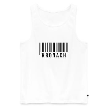 Kronach Bayern - Männer Premium Bio Tank Top - Weiß - Vorne - Michal (187cm)