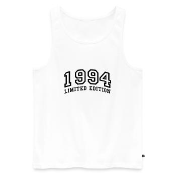 1994 Édition Limitée Anniversaire - Débardeur bio Premium Homme - blanc - Devant - Michal (187cm)