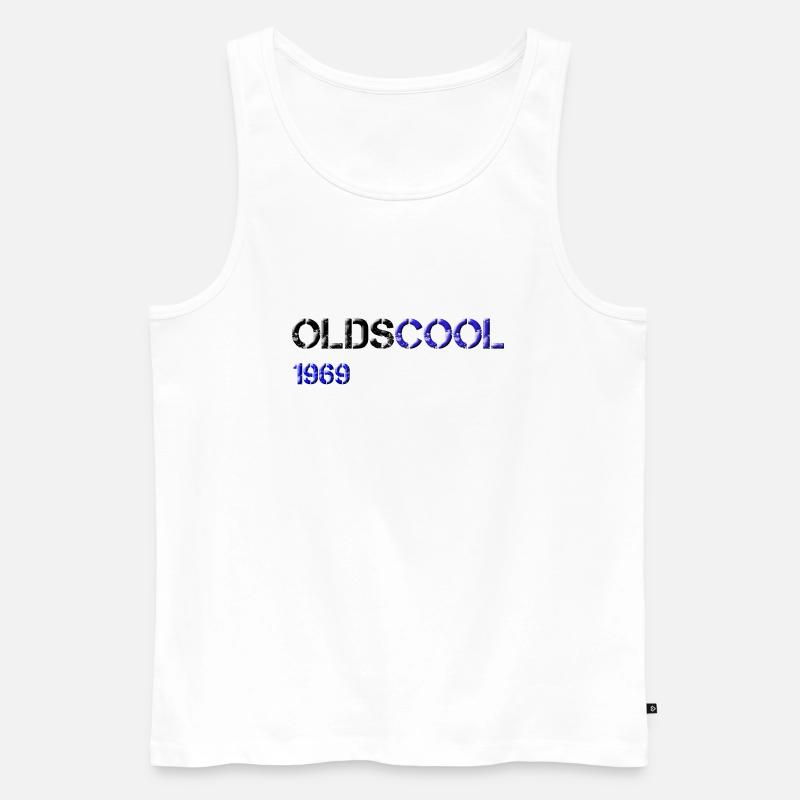 1969 olds cool - Männer Premium Bio Tank Top - Weiß
