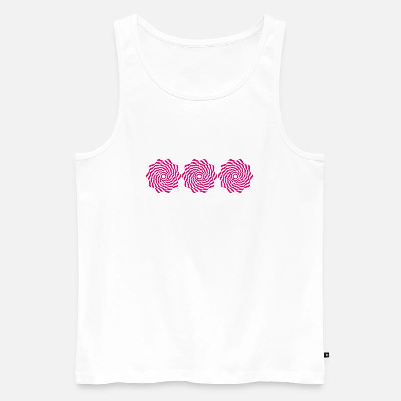 Spaß - Männer Premium Bio Tank Top - Weiß