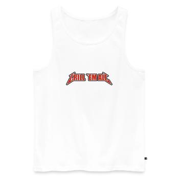 Grill em All 2 - Männer Premium Bio Tank Top - Weiß - Vorne - Michal (187cm)