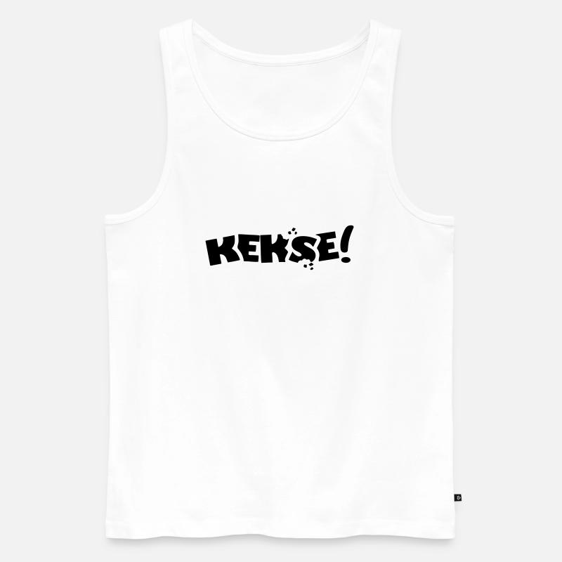 Kekse!2 - Männer Premium Bio Tank Top - Weiß