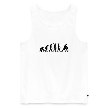 Salsa - Männer Premium Bio Tank Top - Weiß - Vorne - AI Model Male 178 light (178cm)