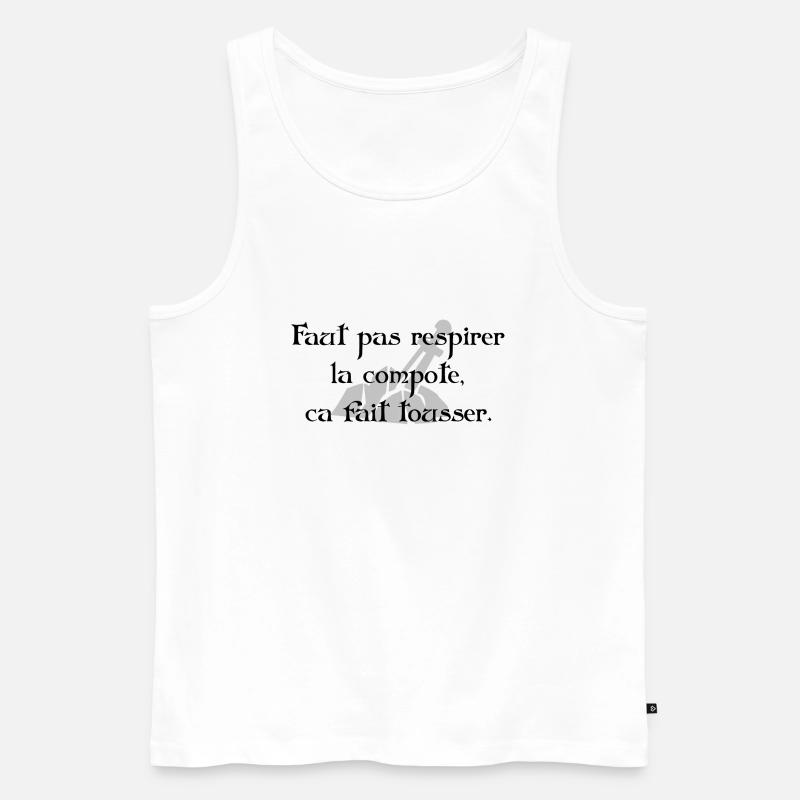 Arthur - Männer Premium Bio Tank Top - Weiß