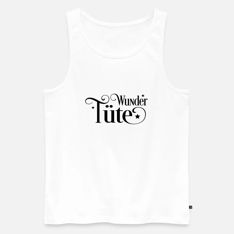 Wundertüte - Männer Premium Bio Tank Top - Weiß
