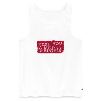 fish hook dino bike moon awkward fishes axie - Männer Premium Bio Tank Top - Weiß - Vorne - Michal (187cm)