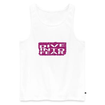 Bungee Jumping Safety Bungee Jumping Locations - Men's Premium Organic Tank Top - white - Front - Michal (187cm)