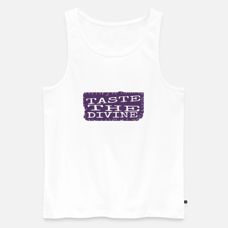 delightful dining cool culinary indulgence - Männer Premium Bio Tank Top - Weiß