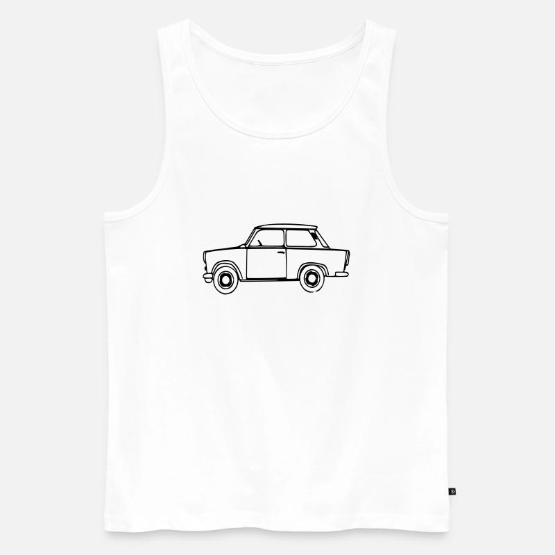  Outlines - Männer Premium Bio Tank Top - Weiß