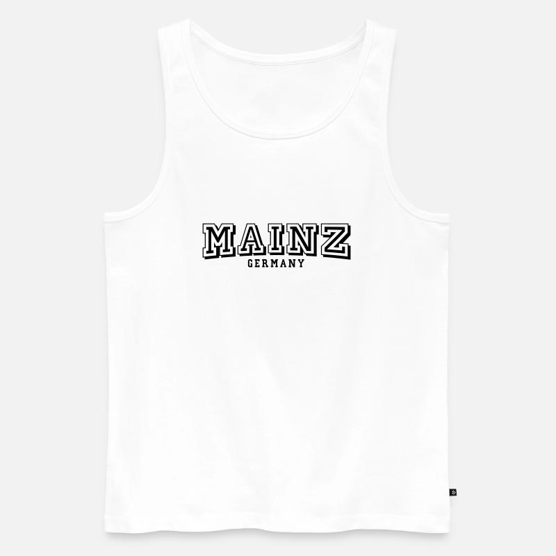 Mainz - Männer Premium Bio Tank Top - Weiß
