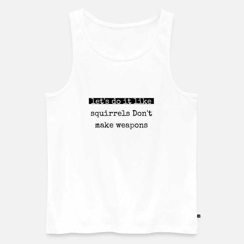 carpenter work tshirts tools - Männer Premium Bio Tank Top - Weiß