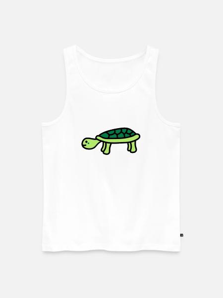 turtle - Débardeur bio Premium Homme - blanc